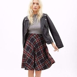NEW Diagonal Plaid skirt